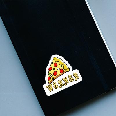 Werner Sticker Slice of Pizza Laptop Image