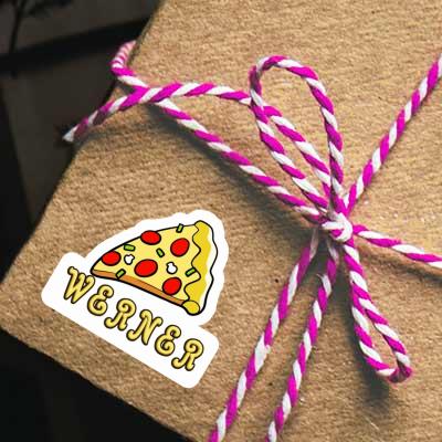 Werner Sticker Slice of Pizza Image