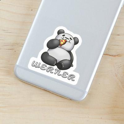 Sticker Pizza Panda Werner Laptop Image