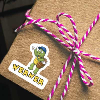 Postman Sticker Werner Gift package Image