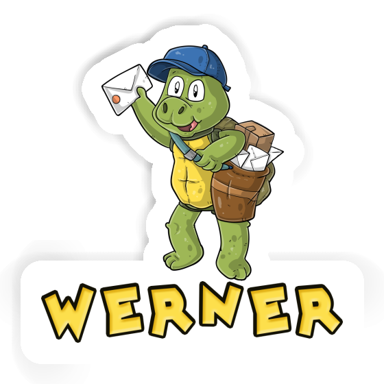 Postman Sticker Werner Gift package Image