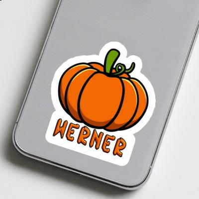 Sticker Pumpkin Werner Gift package Image