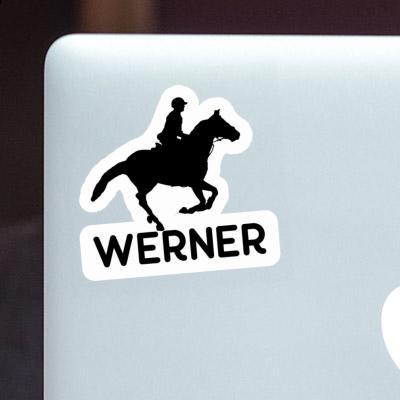 Reiterin Sticker Werner Laptop Image