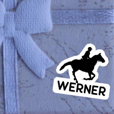 Sticker Horse Rider Werner Gift package Image