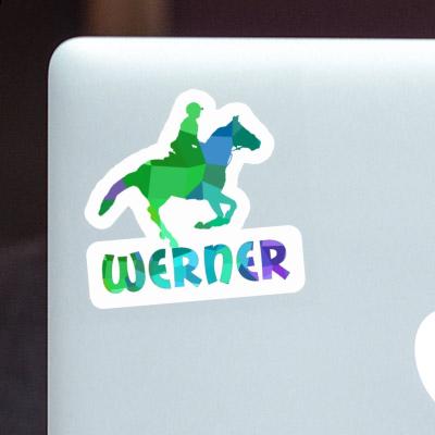 Horse Rider Sticker Werner Gift package Image