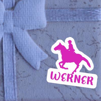 Werner Sticker Reiterin Notebook Image