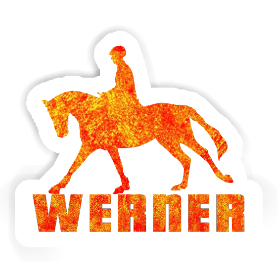 Sticker Werner Horse Rider Laptop Image