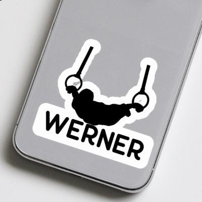 Werner Sticker Ring gymnast Notebook Image