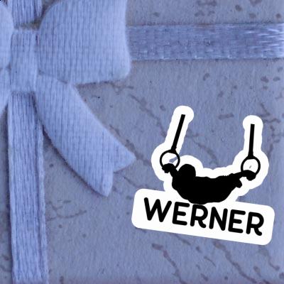 Werner Autocollant Gymnaste aux anneaux Gift package Image