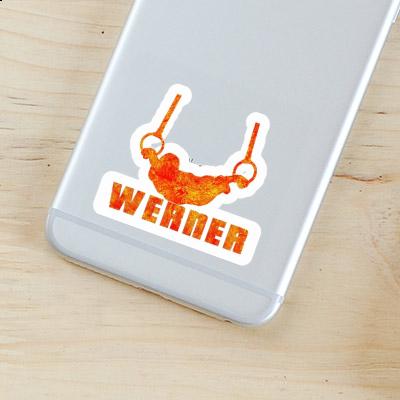 Werner Sticker Ring gymnast Laptop Image
