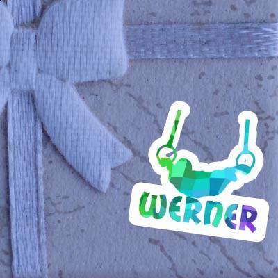Autocollant Werner Gymnaste aux anneaux Gift package Image