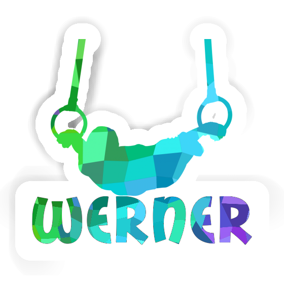 Ring gymnast Sticker Werner Notebook Image