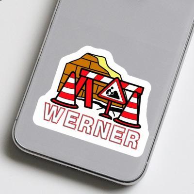 Aufkleber Baustelle Werner Notebook Image