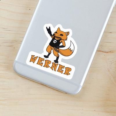 Rocker-Fuchs Sticker Werner Laptop Image