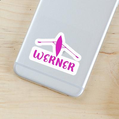 Werner Sticker Ruderboot Laptop Image