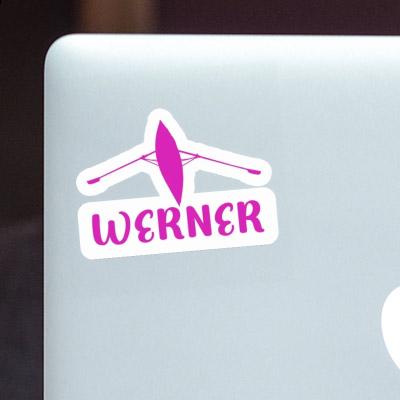 Werner Sticker Ruderboot Notebook Image
