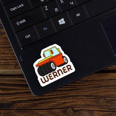 Sticker Wheel Roller Werner Laptop Image