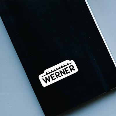 Bateau à rames Autocollant Werner Notebook Image