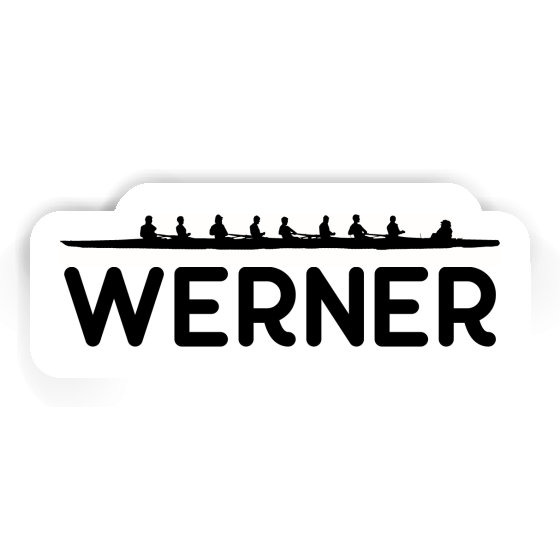Sticker Werner Rowboat Gift package Image