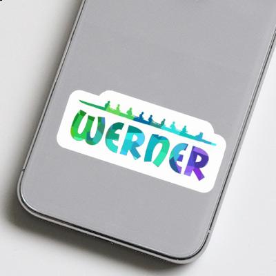 Sticker Werner Ruderboot Notebook Image