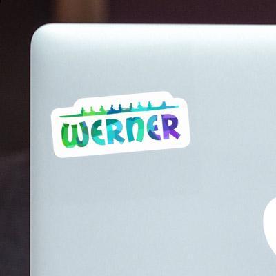 Sticker Werner Ruderboot Image