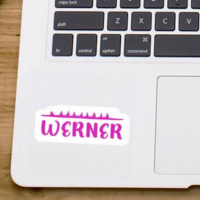 Werner Sticker Rowboat Laptop Image