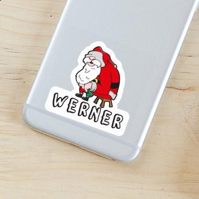 Werner Sticker Santa Claus Notebook Image