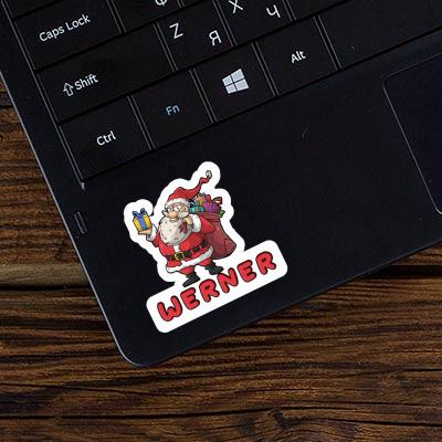 Sticker Santa Werner Laptop Image