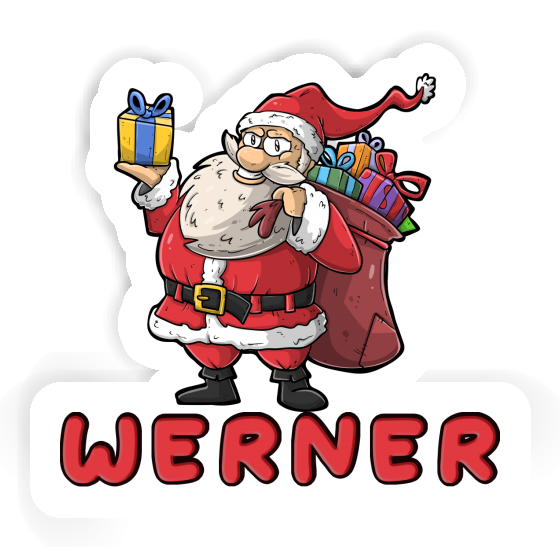 Werner Autocollant Père Noël Notebook Image