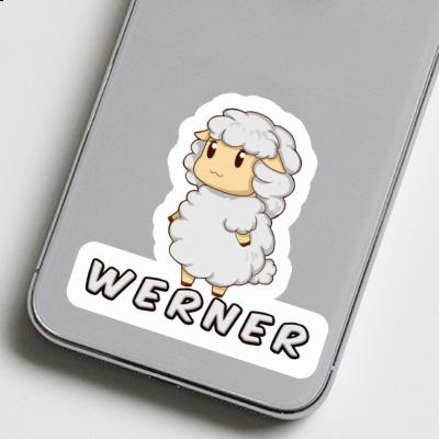 Sticker Sheep Werner Notebook Image