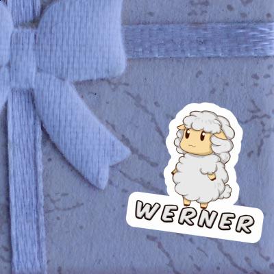 Sticker Sheep Werner Notebook Image