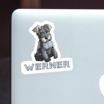 Schnauzer Sticker Werner Laptop Image