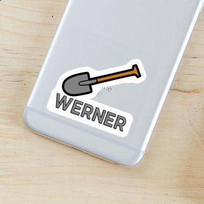 Sticker Schaufel Werner Laptop Image