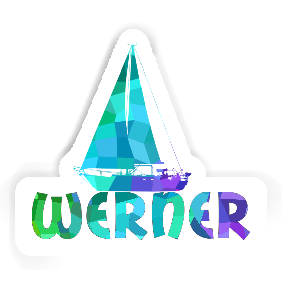 Aufkleber Segelboot Werner Gift package Image