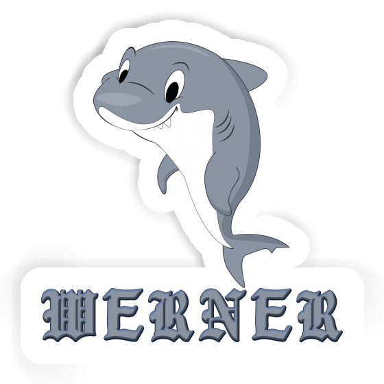 Sticker Fish Werner Laptop Image