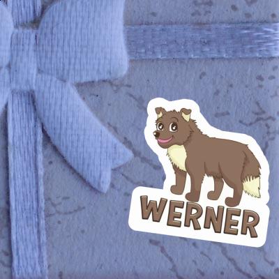 Sticker Sheepdog Werner Laptop Image