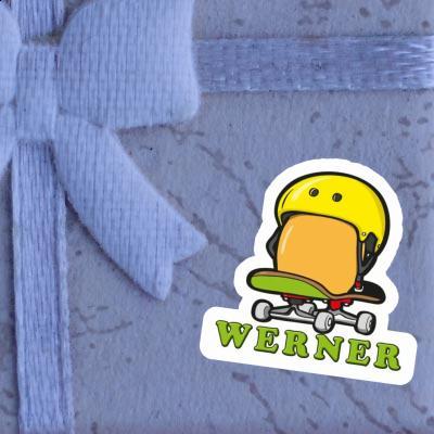 Sticker Werner Skateboard-Ei Gift package Image