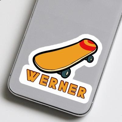 Sticker Skateboard Werner Laptop Image
