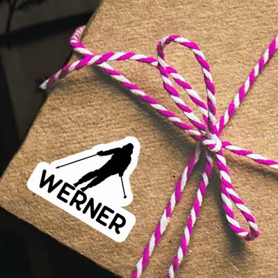 Werner Autocollant Skieuse Gift package Image