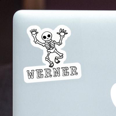 Sticker Werner Skeleton Notebook Image
