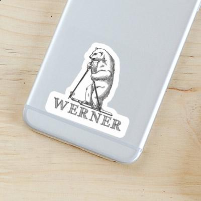 Sticker Werner Skifahrer Gift package Image