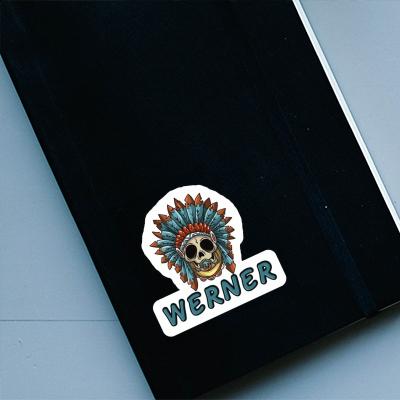 Werner Sticker Baby-Skull Laptop Image