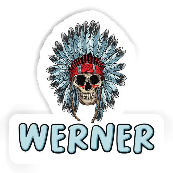 Skull Sticker Werner Image
