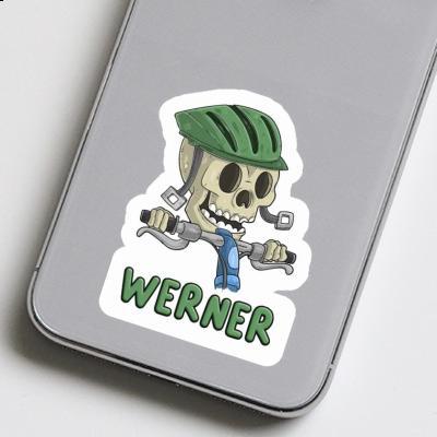 Sticker Werner Bicycle Rider Notebook Image