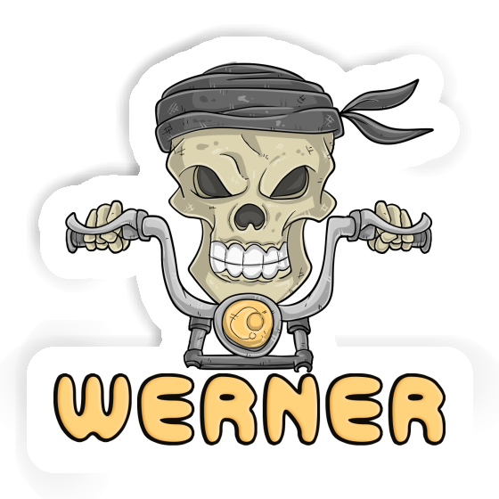 Motorcycle Rider Sticker Werner Gift package Image
