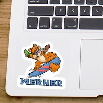 Sticker Boarder Werner Laptop Image