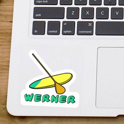 Sticker Werner Stand Up Paddle Notebook Image