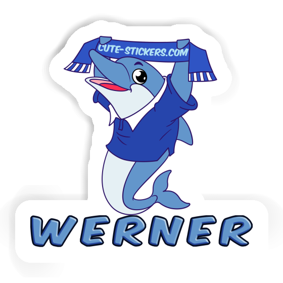 Dolphin Sticker Werner Notebook Image