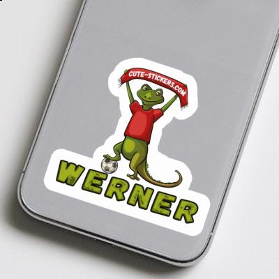 Sticker Werner Lizard Laptop Image