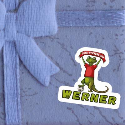 Sticker Werner Lizard Gift package Image